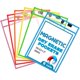 thumbnail image 1 of Bolsas magnéticas de borrado en seco Two Point, pack de 6, orientación vertical, 25 × 36 cm, 1 of 6