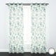thumbnail image 1 of Set De Cortinas Visillo 2 Paños De 140 X 220 Cm Turquesa, 1 of 3