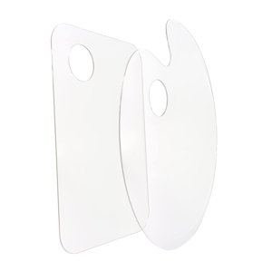 Bothyi - Tablero Protector De Paleta De Pintura De Placa De Pintura Artística 2 Uds Para Mezclar Colores