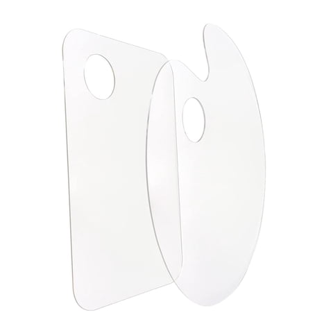 Bothyi - Tablero Protector De Paleta De Pintura De Placa De Pintura Artística 2 Uds Para Mezclar Colores