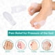 thumbnail image 4 of Corrector de valgo de pulgar, extensor de dedos de gel y separador de dedos para corrector de juanetes, espaciador enderezador de pies para mujeres y hombres., 4 of 8