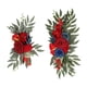 thumbnail image 4 of Guirnalda De Arco De Boda Con Flor De Rosa Artificial, Adorno Para El Hogar, Fiesta, Color Rojo, 2 Uds., 4 of 5