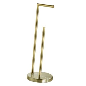 Bothyi - Estante Para Rollos De Pañuelos De Baño Con Capacidad Para 3 Rollos De Acero Inoxidable De Gran Capacidad Aureate