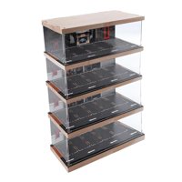 Bothyi - Vitrina De Coche Fundido A Presión, Escaparate De Garaje Para Vehículo, Coches De Juguete De Aleación, 4 Capas, 1/64