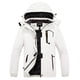 thumbnail image 1 of Chaqueta de esquí Skieer para mujer, impermeable, abrigo de invierno, parka, color blanco, 1 of 6
