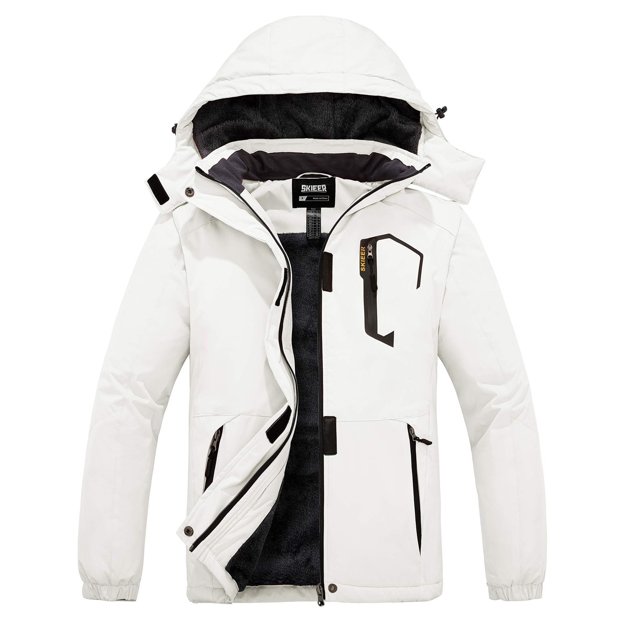 Chaqueta De Esquí Skieer Para Mujer, Impermeable, Abrigo De Invierno, Parka, Color Blanco