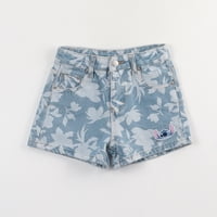 Short Niña Celeste Denim Lilo & Stitch Disney
