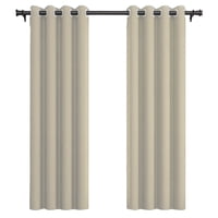 Vincenzi - Pack Cortina De Tela Blackout 140X220 Beige