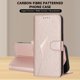 thumbnail image 3 of Funda Cartera Fibra de Carbono para Samsung Galaxy A36 con Soporte y Cierre Magnético Rosa, 3 of 6