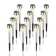 thumbnail image 1 of Luces solares GIGALUMI impermeables de acero inoxidable, paquete de 12, 1 of 7