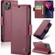 thumbnail image 1 of CaseMe tipo cartera iPhone 14 con cierre magnético, RFID, tarjetero, soporte, carga inalámbrica, 1 of 5
