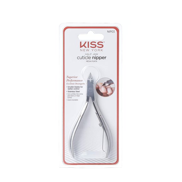 Corta Cutículas Kiss New York Media Mandíbula Rendimiento Superior