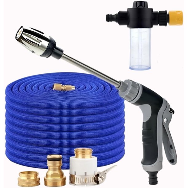 Boquilla chorro alta presión acero inoxidable universal manguera accesorio tubería agua 5m