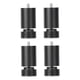 thumbnail image 4 of 4x M10 Rosca Patas Para Armazón De Cama Profesional Para Armarios Cocina Mesa De Comedor Negro 12cm, 4 of 4