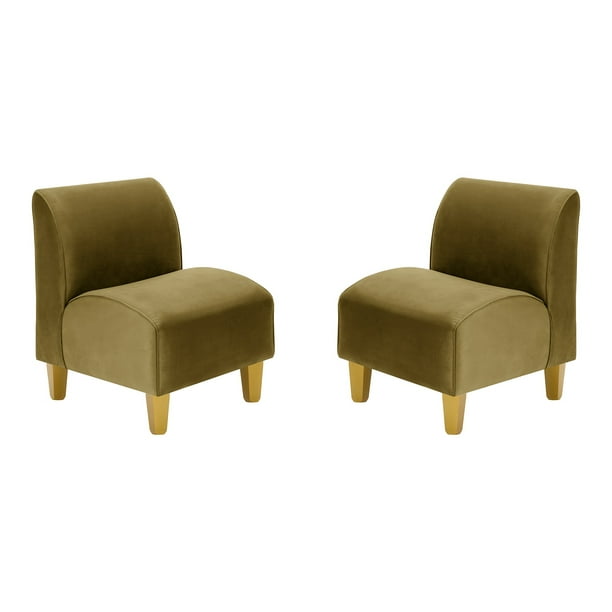 Set Poltrona Soft 1C Felpa 01 Verde Musgo