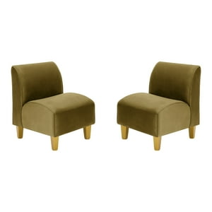 Bodevir - Set Poltrona Soft 1C Felpa 01 Verde Musgo