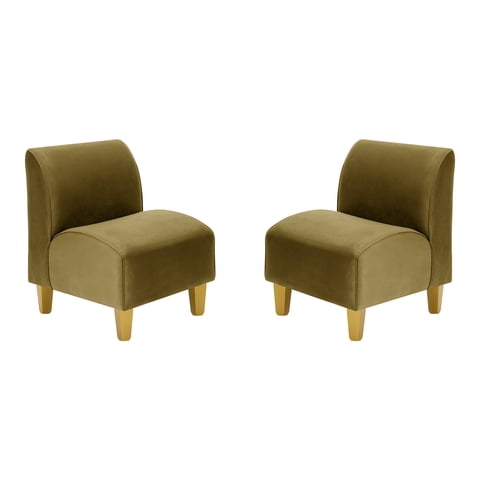 Bodevir - Set Poltrona Soft 1C Felpa 01 Verde Musgo