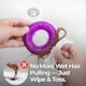 thumbnail image 3 of Protector de desagüe para tina TUB RING, atrapapelos y colador, morado, 3 of 8