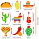thumbnail image 3 of Adorno para cupcakes BCHOCKS 6,4 cm Pack de 36 Fiesta mexicana, 3 of 6