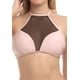 thumbnail image 1 of Bikini estilo sostén con transparencia rosado XL, 1 of 3
