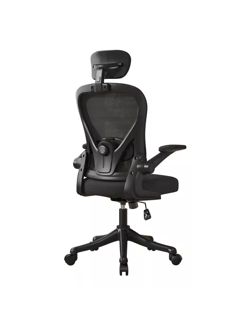 Genérico - Silla De Oficina Ergonómica Con Soporte Lumbar Ajustable Color Negro