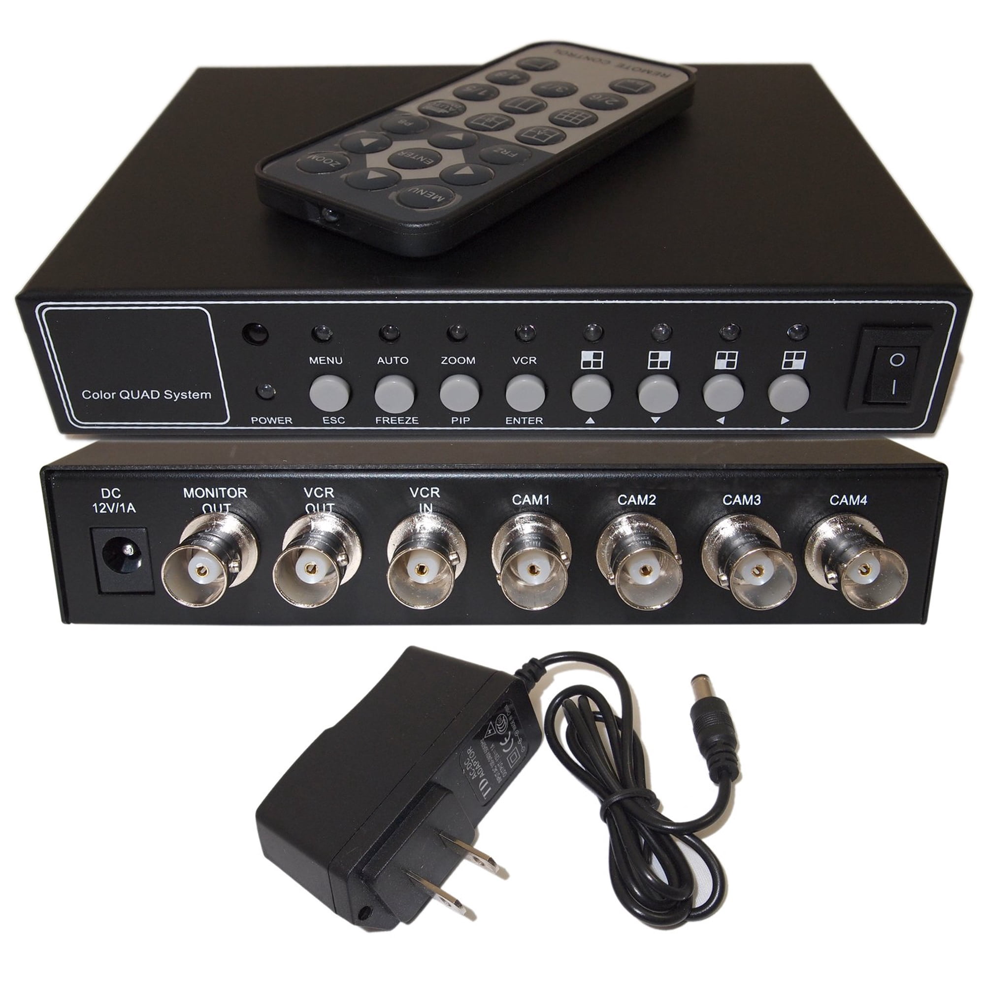 Procesador Quad Analógico De 4 Canales Para Cctv Evertech