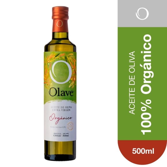 Olave Organico / Aceite de Oliva Extra Virgen botella 500 ml