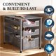 thumbnail image 5 of Organizador de Cestas Apilable Simple Houseware 3 Niveles Plateado, 5 of 8