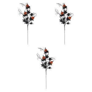 Bothyi - 3 Piezas De Ramas De Halloween Para Decoración, Hojas De Arce, Para Fiestas En Interiores Y Exteriores, Hogar