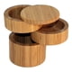 thumbnail image 3 of Caja De Almacenamiento De Especias De Bambú De 3 Niveles Contenedor De Condimento Para Tenedor De Hierbas, 3 of 5