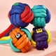thumbnail image 2 of Playtime Fun for Your Furry Friend: Long-Handle Dog Knot Single Ball Toy, 2 of 3