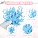 thumbnail image 4 of Decoración de Coral para Acuario Uxcell, Decoraciones para Peceras, Adornos de Coral para Peceras, 5.9x2.2x4.7 Pulgadas, (Azul, 1 Unidad), Destinado para Decoración de Paisajismo de Acuarios, 4 of 6