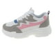 thumbnail image 2 of Zapatilla Blanco/Rosa Vía Franca, 2 of 5