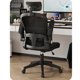 thumbnail image 3 of Silla Escritorio Ergonómica con Reposacabezas Apoyabrazos Ajustables y Malla Transpirable Negra, 3 of 3
