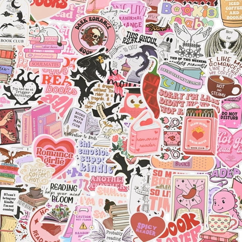 Pegatinas Sicitu 100 Unidades Para Kindle, Bookish Para Lectores Adultos