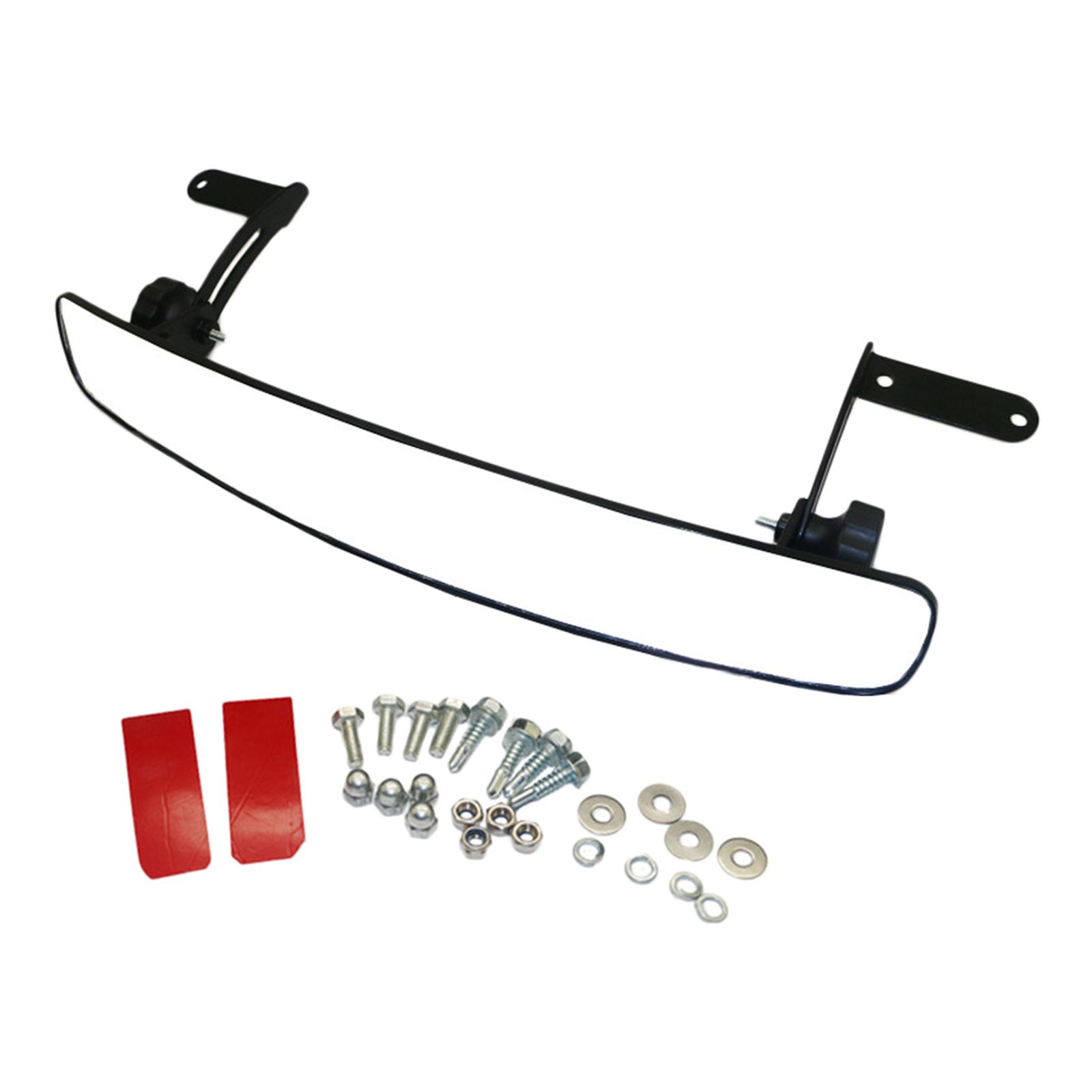 Magideal - Espejo Retrovisor Para Carrito De Golf, Conjunto De Espejo Central, Fácil Instalación, Reemplazo Directo, Espejo Retrovisor Panorámico Para Carrito De