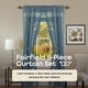 thumbnail image 2 of Juego de cortinas para ventana ACHIM Fairfield, filtro de luz, 140 x 160 cm, 2 of 6