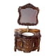 thumbnail image 1 of Tocador De Baño Con Cajón, Accesorios DIY Para Modelo DIY, Regalo De Micropaisaje, Marrón Oscuro, 1:12, 1 of 5