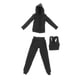 thumbnail image 5 of 3x 1/12 Scale Hoodie Pants And Vest Costume Para Figuras De Acción Femeninas De 6 Pulgadas Negro, 5 of 5