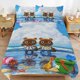 thumbnail image 1 of Animal Crossing Comforter Set 3 Pieces Quilt Cover Set Soft Bedding Sets for All Seasons, 1 of 5