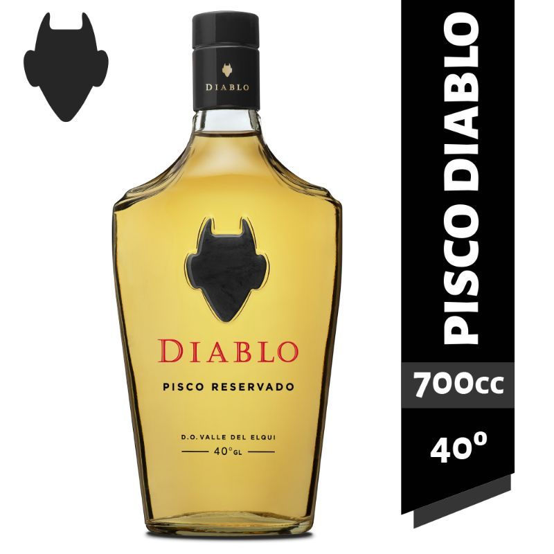 Pisco Reservado 40° Botella 700 cc Pisco Diablo