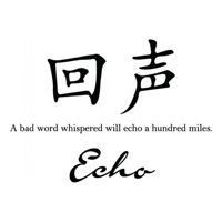 Rienda Libre Graphics - Decomural Echo Chinese Symbol Ws-34127