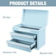thumbnail image 3 of Minicaja de herramientas Toolbox WORKPRO de metal con 2 cajones, color azul macarrón, 3 of 8