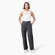 thumbnail image 4 of Pantalones de trabajo Dickies, holgados, con doble rodilla, para mujer, color gris, 4 of 6