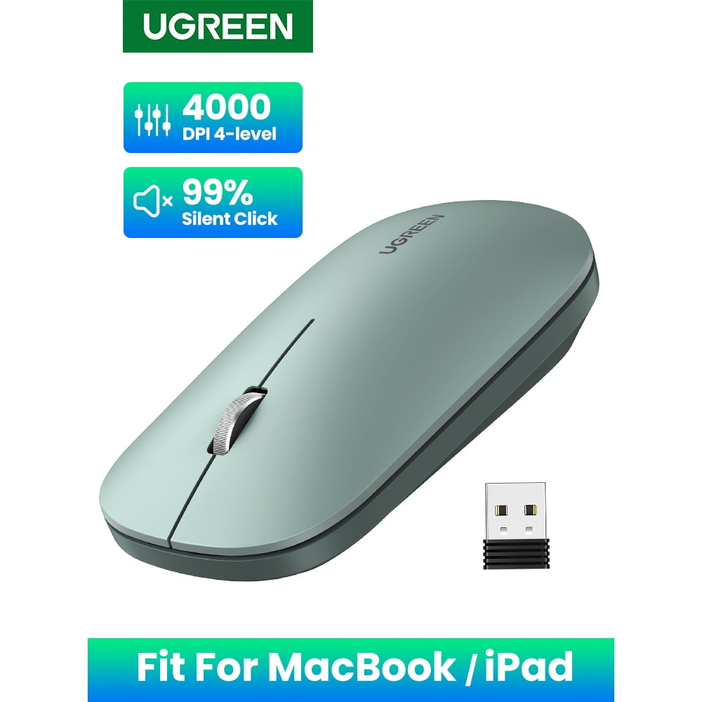Mouse Inalambrico Ultra-slim Gris Claro Ugreen Mu001
