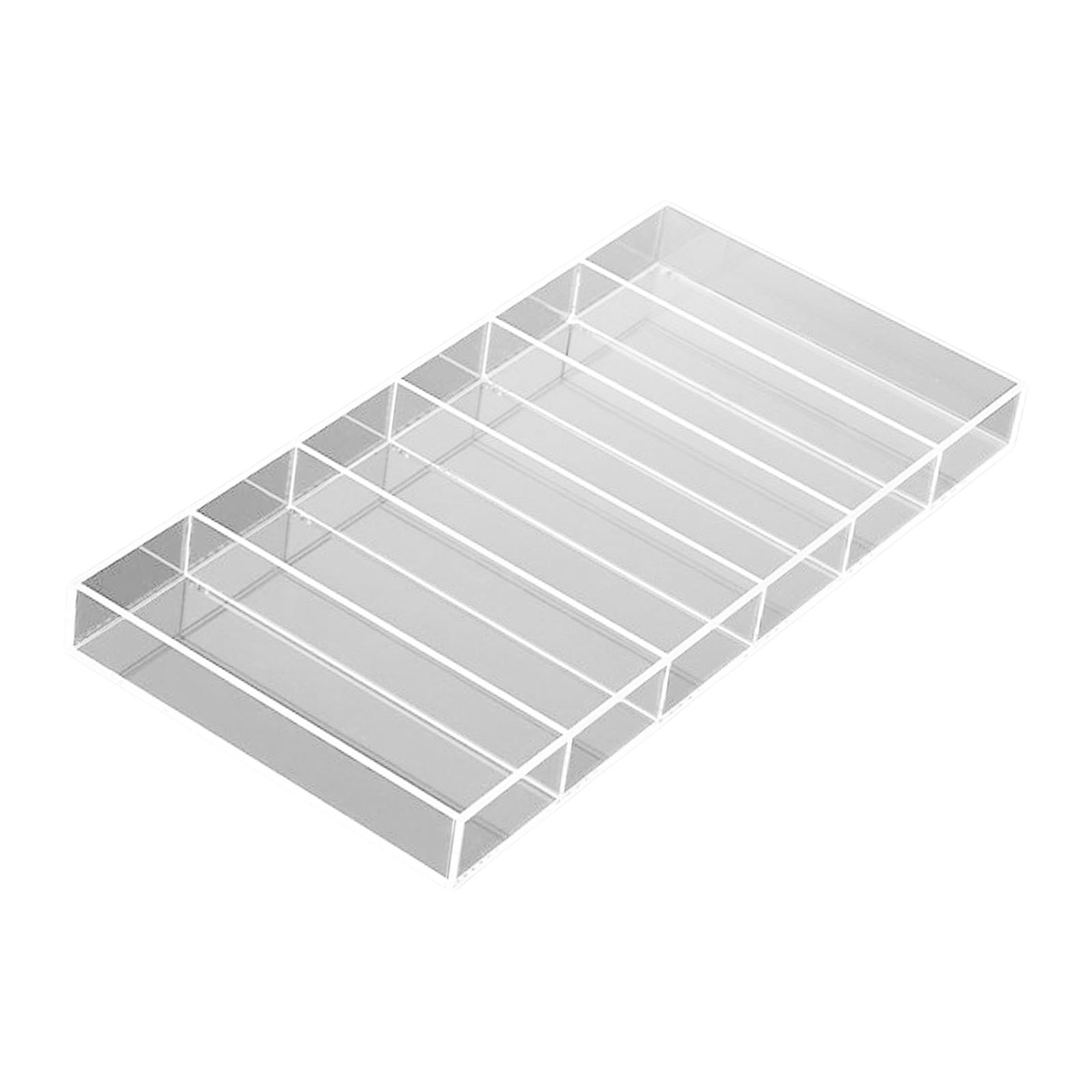 Magideal - Organizador De Gafas De Acrílico Transparente Con 6 Ranuras, Bandeja De Exhibición, Bandeja De Almacenamiento Para Gafas, Soporte Para Gafas, Estante