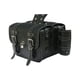 thumbnail image 1 of Bolsa para sillín de motocicleta, bolsa de herramientas, 1 par de portavasos de gran capacidad con cerradura, bolsa para sillín, alforja lateral para Negro 33x25x13cm, 1 of 5