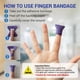 thumbnail image 4 of Bandages Ourmed de tela flexible con almohadilla antiadherente, 100 unidades, 4 of 7