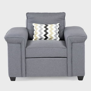 Muebles Cottoni - Butaca 1 Cuerpo Sicilia Tela Gris