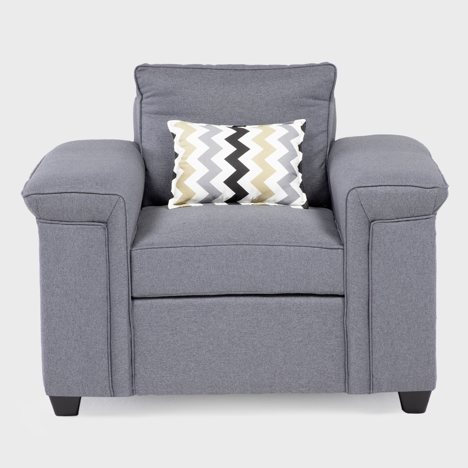 Muebles Cottoni - Butaca 1 Cuerpo Sicilia Tela Gris